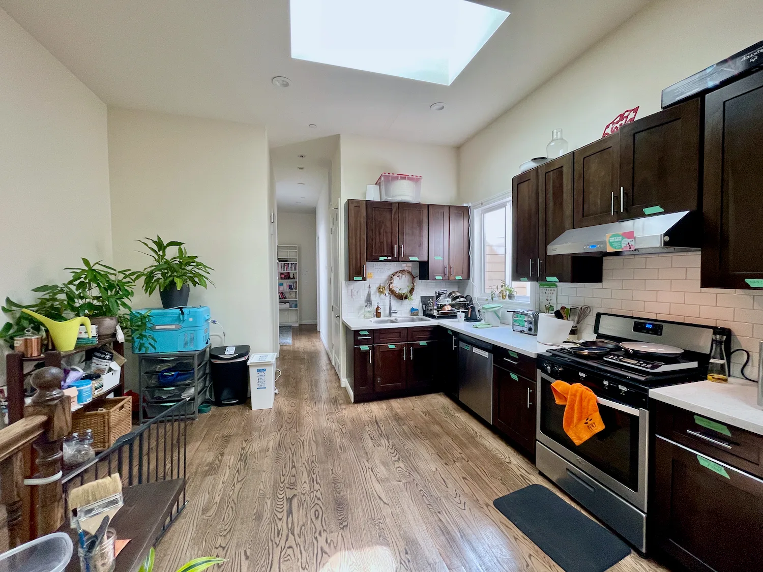 The top floor kitchen