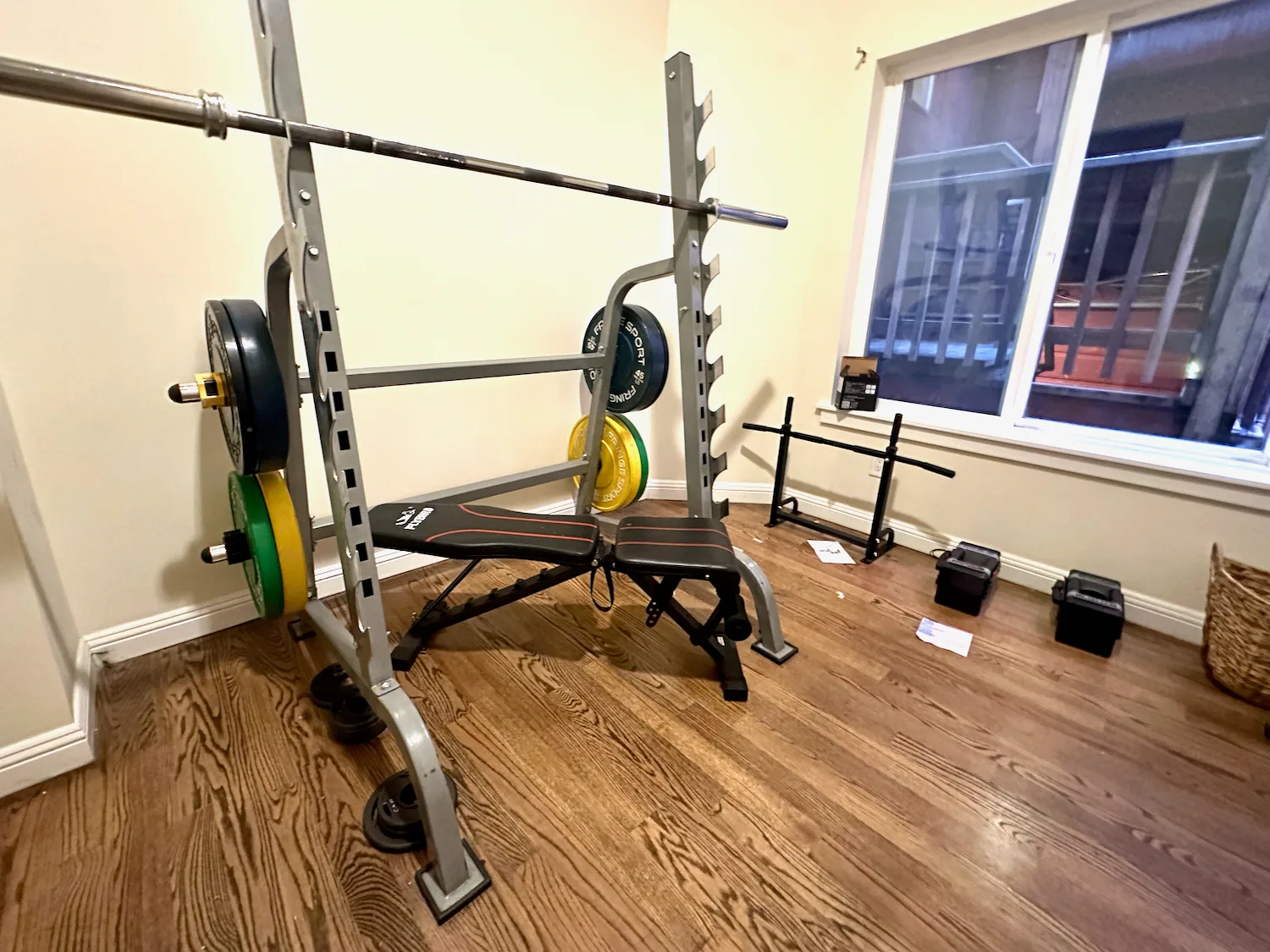 We have an exercise room!