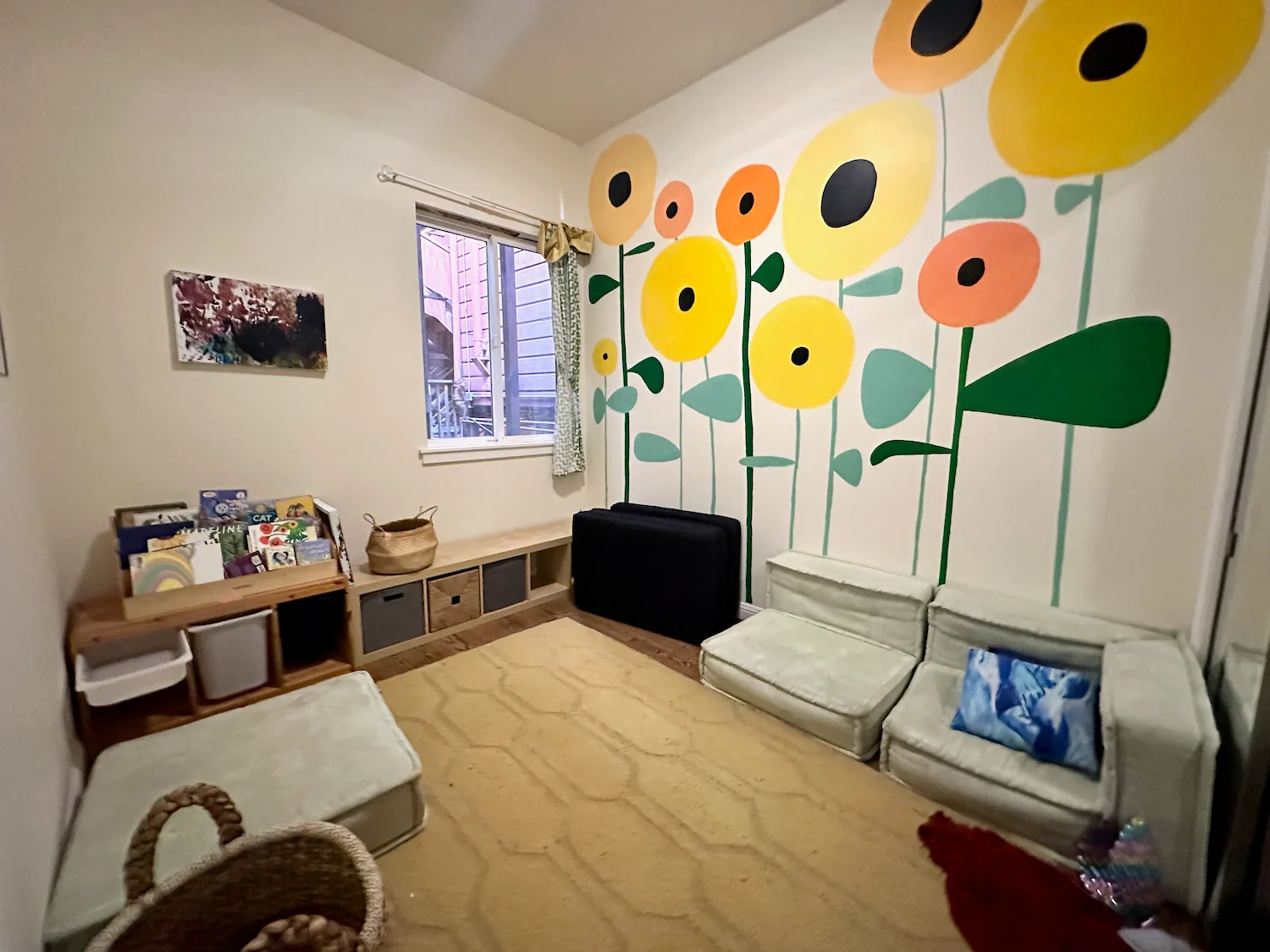 We made a playroom just for the kids!